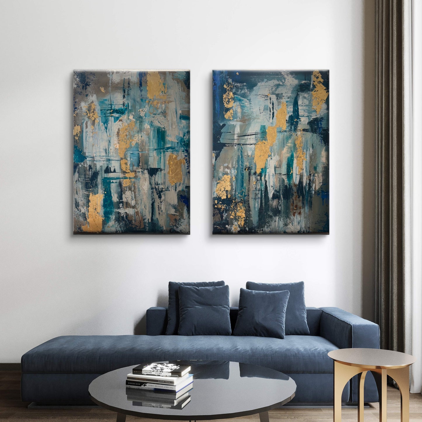 لجة- لوحتان - 80*70