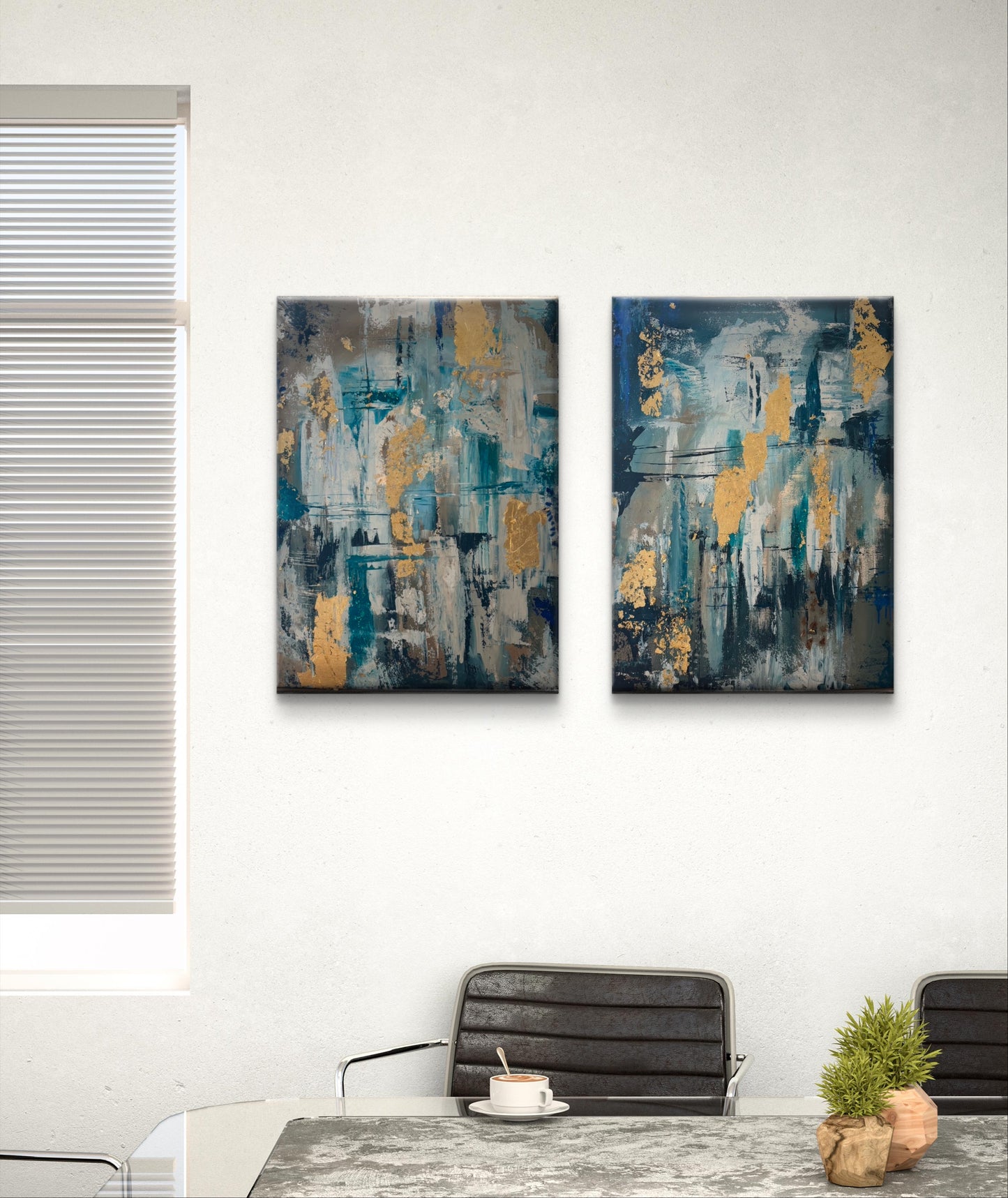 لجة- لوحتان - 80*70