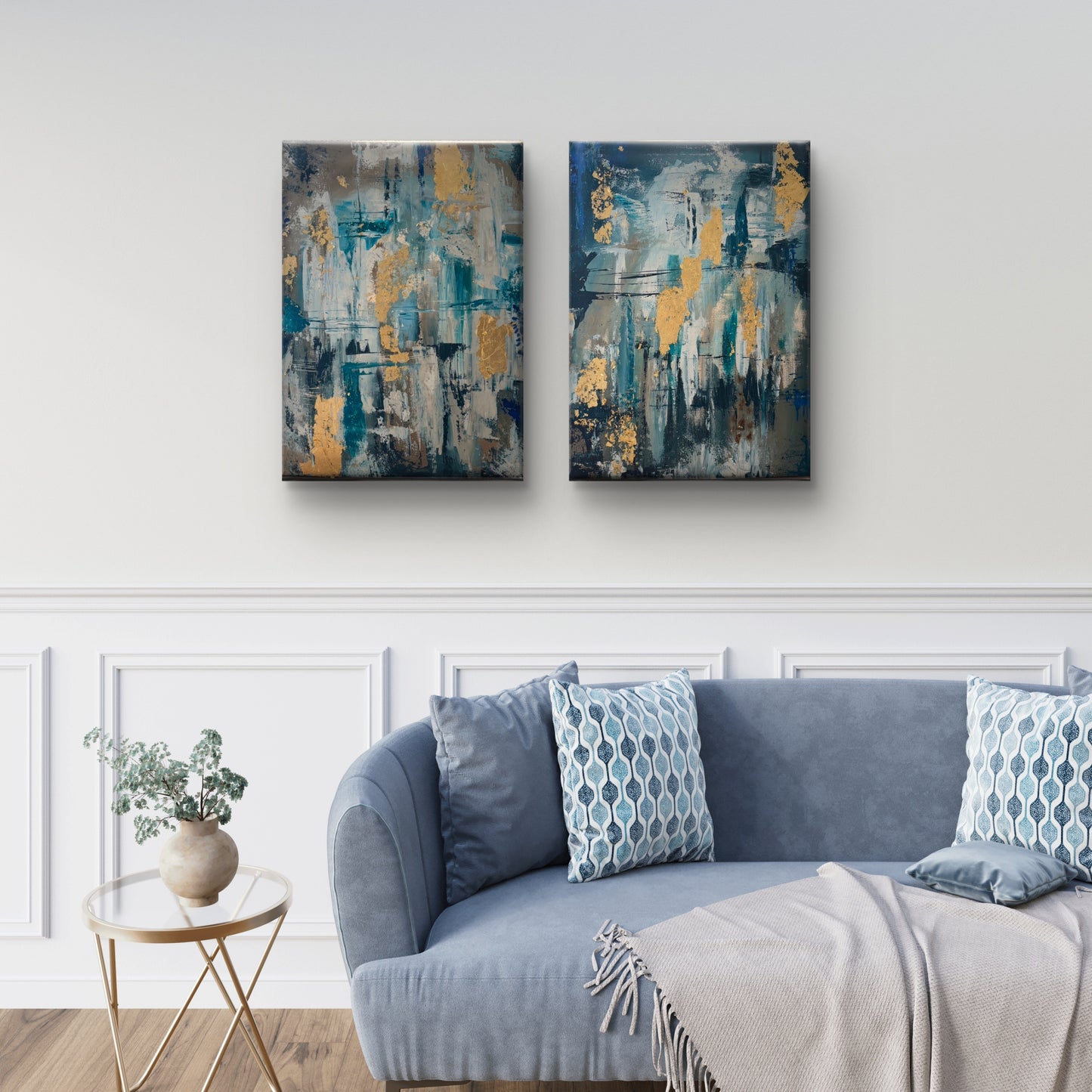 لجة- لوحتان - 80*70