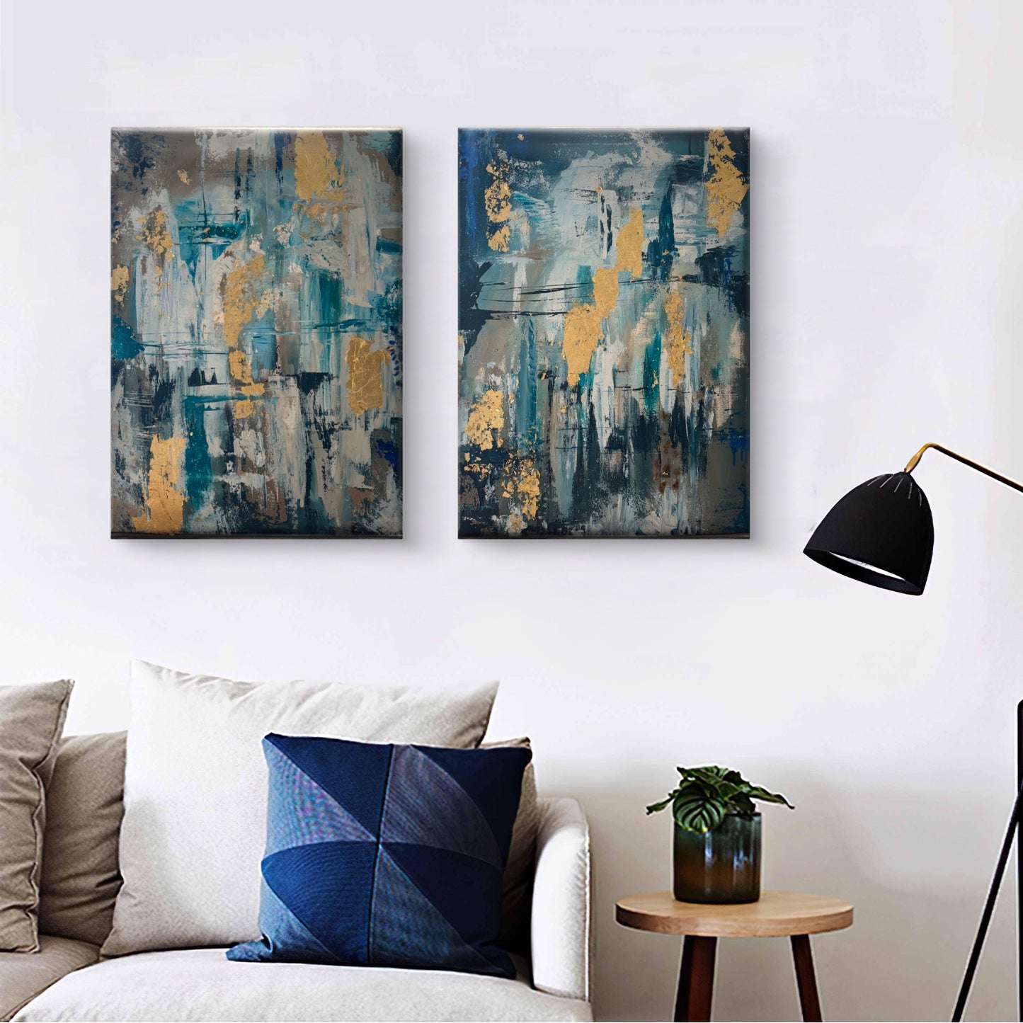 لجة- لوحتان - 80*70