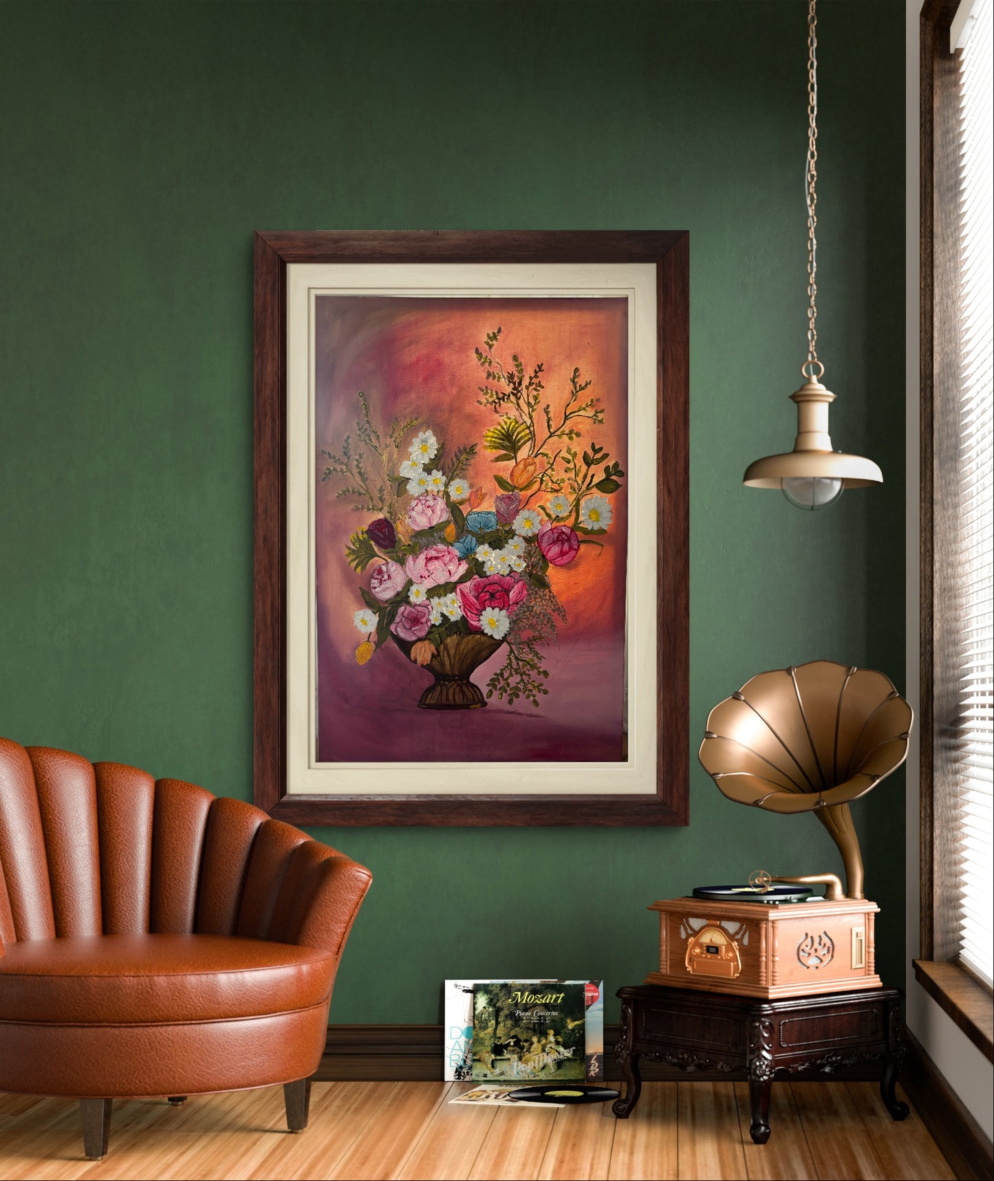 ربيع  الورود60*90