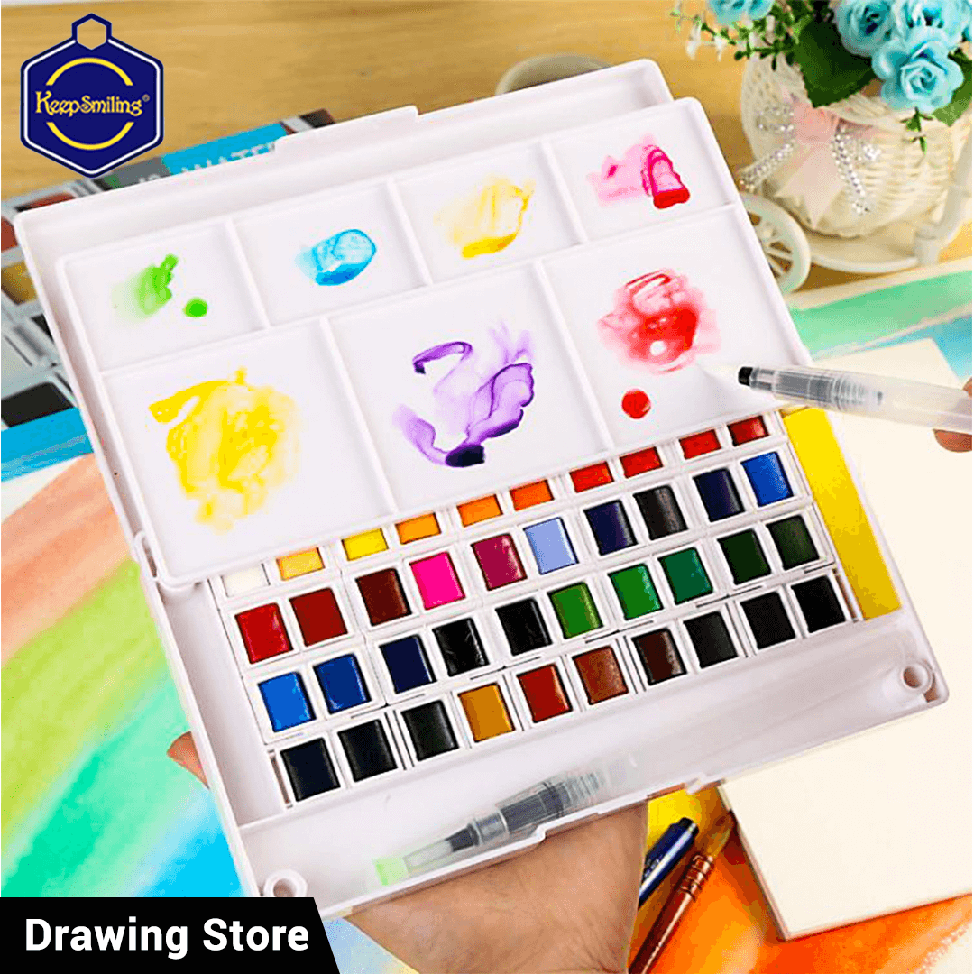 ألوان مائية من keep smiling