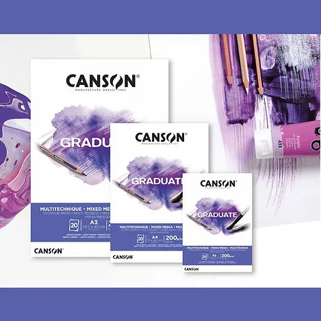 CANSON أوراق الرسم متعددة الوسائط