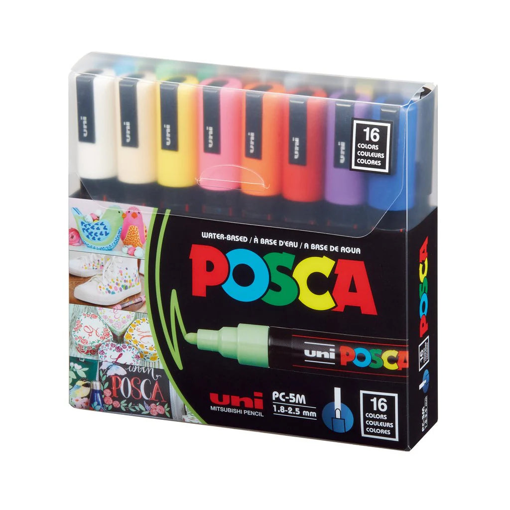 علبة أقلام posca