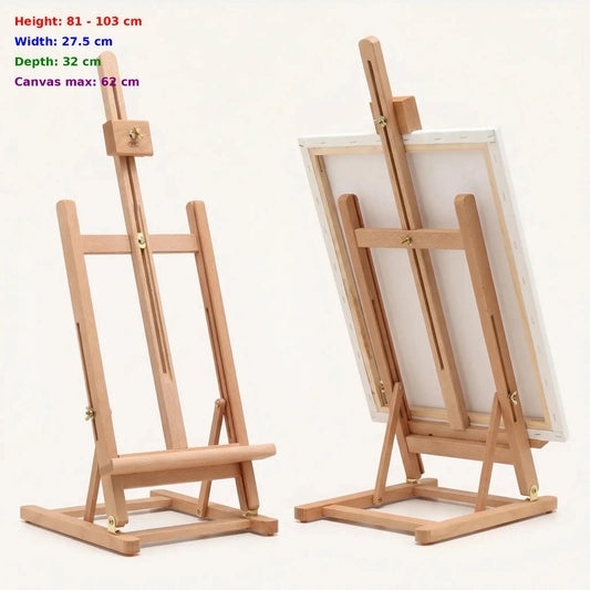 حامل لوحات خشبي قابل للتعديل (Easel)